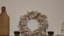 Fabric wreath